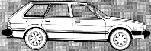 Subaru Leone 1800 GLF 4wd Estate (1981)