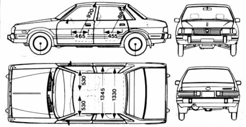 Subaru Leone 4-Door 1600 (1981)