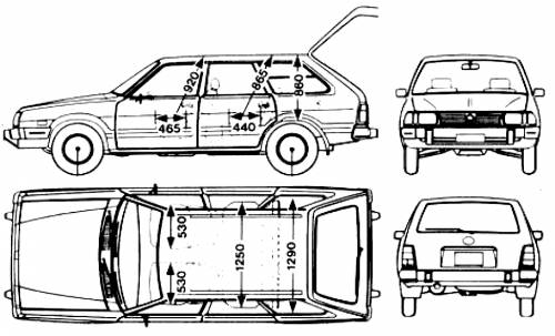 Subaru Leone Wagon 1600 (1981)