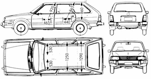 Subaru Leone Wagon 1600 (1983)