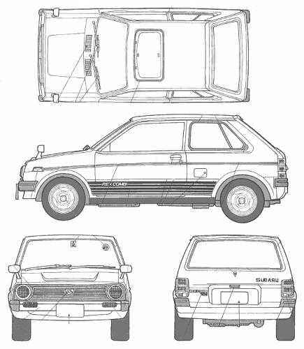Subaru Rex Combi (1981)