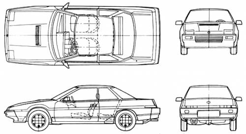 Subaru XT Turbo (1986)