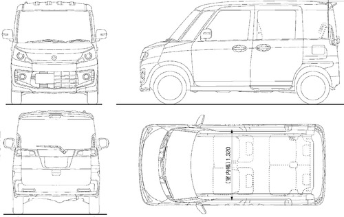 Suzuki Spacia Custom (2014)