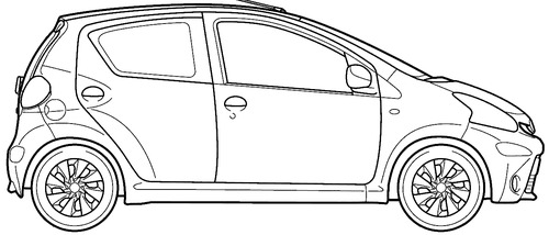 Toyota Aygo 5-Door (2012)