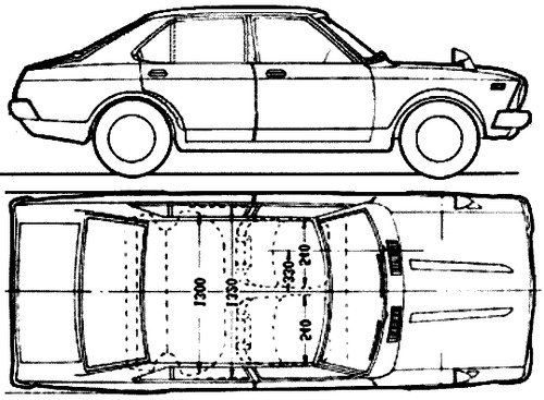 Toyota Carina 4-Door (1970)