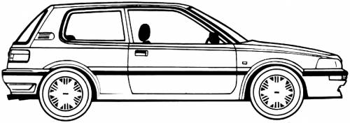 Toyota Corolla 1.3 GL 3-Door (1988)