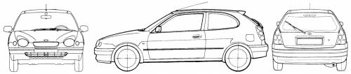 Toyota Corolla Compact E11 3-Door