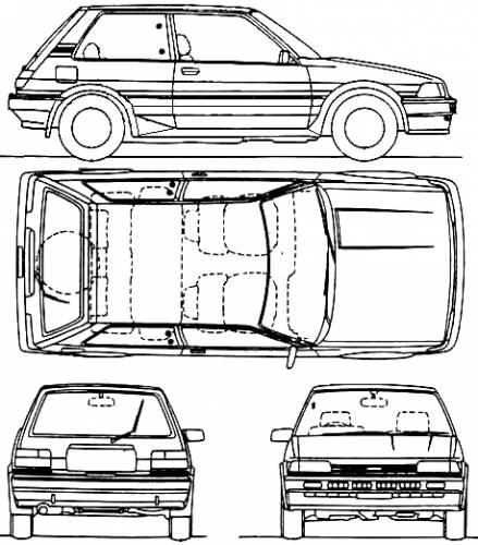 Toyota Corolla Hatchback (1987)