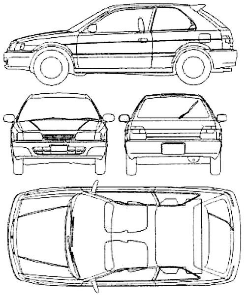 Toyota Corsa 3-Door (1997)
