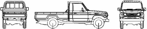 Toyota Land Cruiser 70 Pick-up (1986)