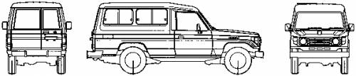 Toyota Land Cruiser 70 Station Wagon (1986)