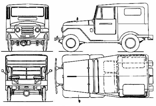 Toyota Land Cruiser FJ21KB (1958)