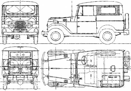 Toyota Land Cruiser FJ25HT (1959)