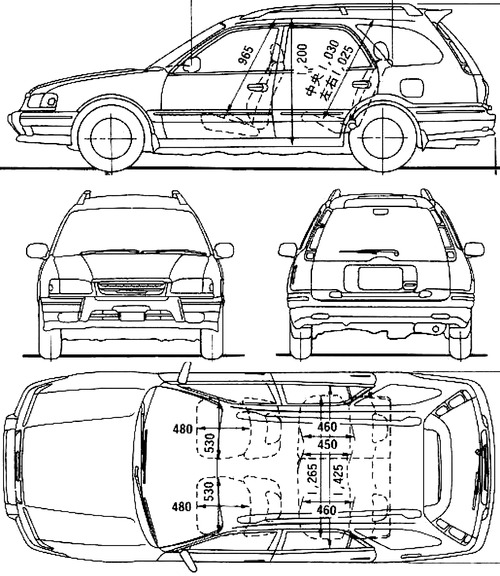 Toyota Sprinter Carib 1.8 4wd (1994)