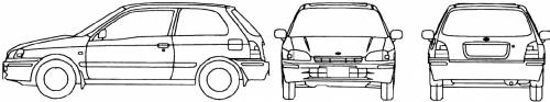 Toyota Starlet 3-Door (1996)