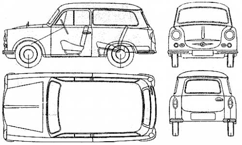 Trabant 500 Kombi (1959)
