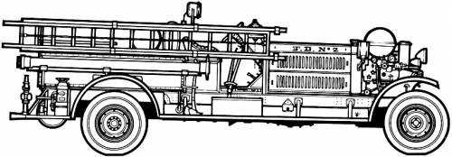 Ahrens-Fox Fire Engine Piston Pumper (1926)