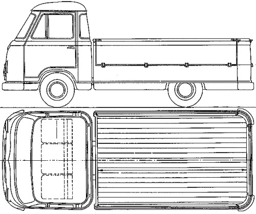 Borgward 1.5-ton Frontlenker Truck (1957)