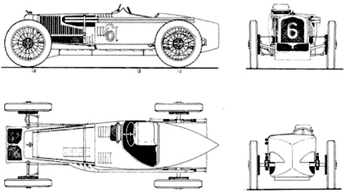 Delage 2KCV V12 GP (1923)