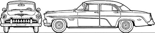 DeSoto Fireflite Coronado 4-Door Sedan (1955)