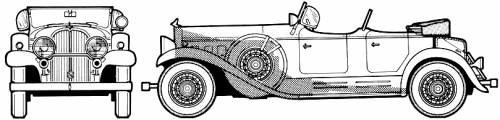 Franklin V12 Double Cowl Phaeton Super Merrima (1932)