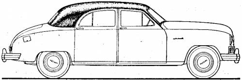 Frazer Manhattan 4-Door Sedan (1947)