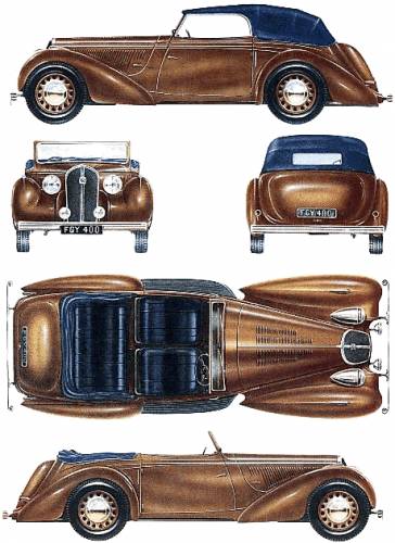 Hotchkiss 686 Grand Sport Roadster (1936)