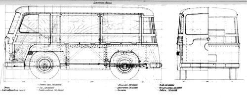 LAZ-NAMI-751 Soviet concept of electric minivan