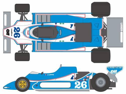 Ligier-Cosworth JS11 F1 GP (1979)