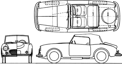 Mikasa Datsun Touring Convertible (1959)