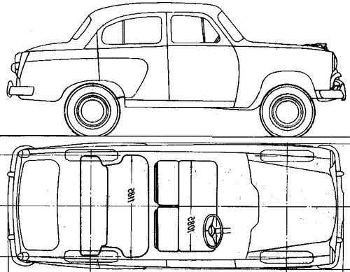 Moskvitch M410 4x4 (1956)