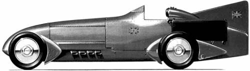 Napier-Campbell Bluebird Land Speed Rekord Car (1928)