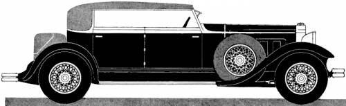 Packard Convertible Sedan Derham (1931)