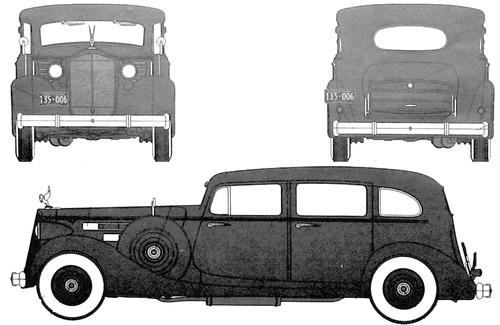 Packard Twelve 1408 Limousine (1936)