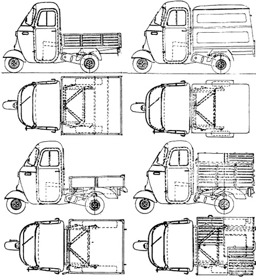 Piaggio Motocaro Ape 500 (1966)