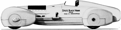 Stutz Black Hawk Land Speed Rekord Car (1928)