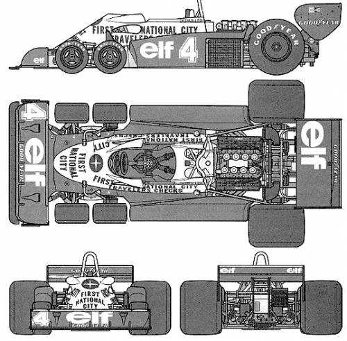 Tyrrell P34B F1 GP Monaco (1977)