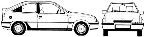 Vauxhall Astra 3-Door GTE (1987)
