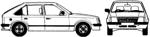 Vauxhall Astra 5-Door (1983)