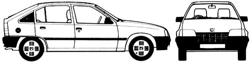 Vauxhall Astra 5-Door (1984)