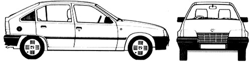 Vauxhall Astra 5-Door (1987)