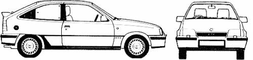 Vauxhall Astra B 3-Door GTE (1987)