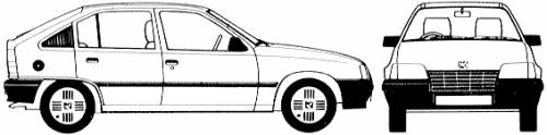 Vauxhall Astra B 5-Door (1984)