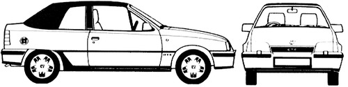 Vauxhall Astra Convertible (1987)