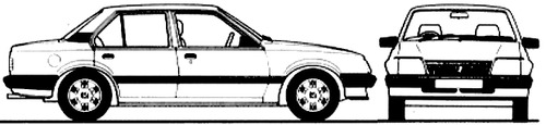 Vauxhall Cavalier 4-Door (1986)