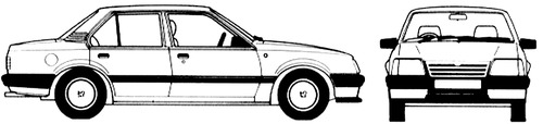 Vauxhall Cavalier 4-Door (1987)
