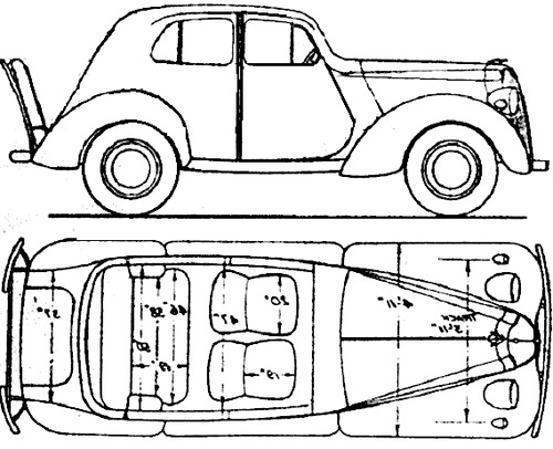 Vauxhall H 10-4 2-Door (1939)