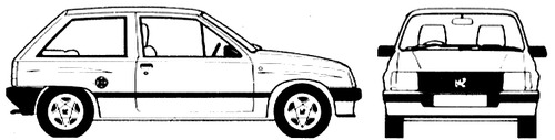 Vauxhall Nova 3-Door (1987)
