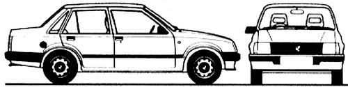 Vauxhall Nova 4-Door (1986)