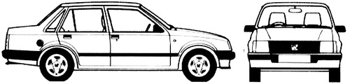 Vauxhall Nova 4-Door (1987)
